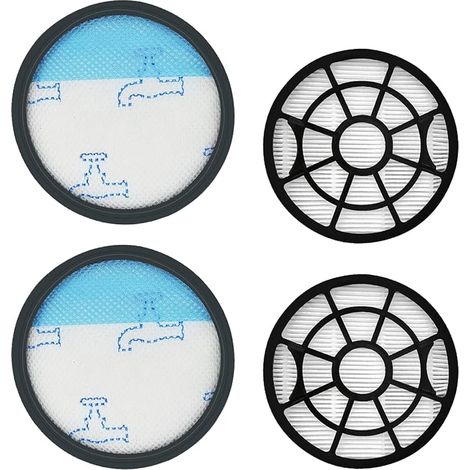 Lot de 4 filtres HEPA pour aspirateur Rowenta RO2910EA RO2913EA RO2915EA RO2932EA RO2933EA RO2957EA RO2981EA Swift Power Cyclonic remplace ZR904301 Filtre d'aspirateur rechange Accessoires (1/5)