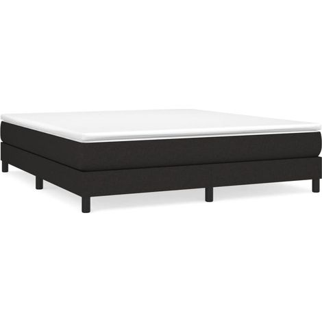 Maison Exclusive - Boxspringbett mit Matratze Schwarz 180x200 cm