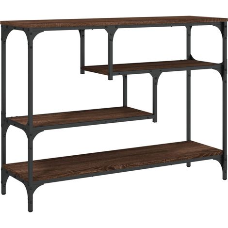 Maison Exclusive - Mesa consola madera de ingeniería marrón roble