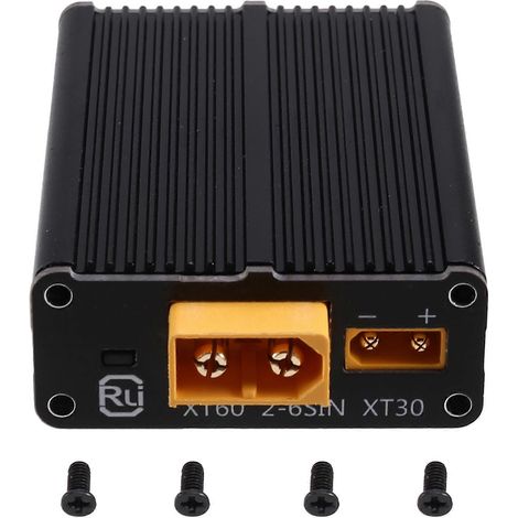 Chargeur rapide PD3.0 100 W avec affichage numérique pour batteries lithium LiFePO4 XT60 et XT30 (2-6S) : charge et décharge avec BMS. (1/5)