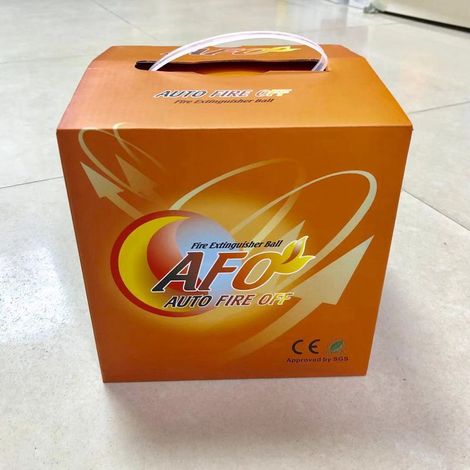 Boule extinctrice automatique 1,3 kg - Extincteur à poudre légère et inoffensif
