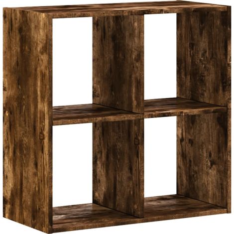 Maison Exclusive - Bücherregal Räuchereiche 68,5x32x68,5 cm Holzw