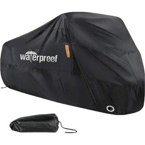 Housse de vélo pour 2 vélos, housse de vélo pour rangement extérieur, nylon 210T imperméable anti-poussière, pluie, protection UV
