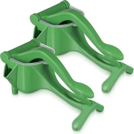 Presse-agrumes pour Presser en Plastique Facile à Utiliser Manuel 2 Pièces Vert Clair et Polyvalent Citron, Orange et Autres Fruits Frais (1/5)