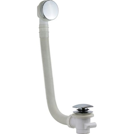 Columna de desagüe universal cromada para bañera Vicario 1011/120.01 Cromo (1/2)