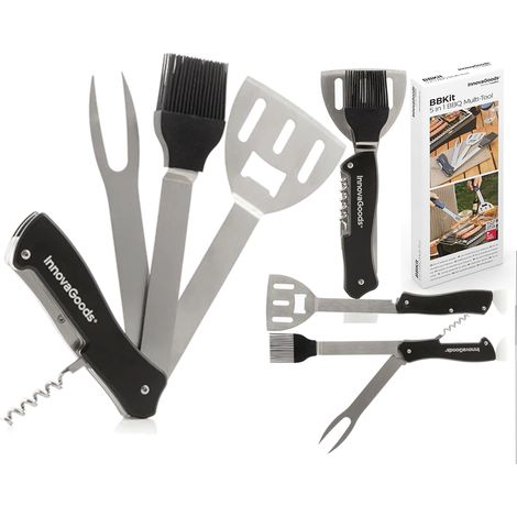 Set Utensili da Barbecue 5 in 1 Bbkit InnovaGoods (1/5)