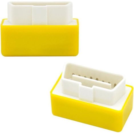 OBD2 Economy Fuel Saver NitroOBD2 Full Chip Tuning Box pour Voitures Voitures à Essence (Jaune)