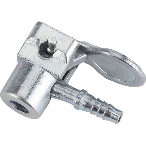 Connecteur de gonflage valve pneu, adaptateur pince gonfleur avec manomètre, raccord de pompe à air pour voiture et moto, clip de remplacement (1/5)