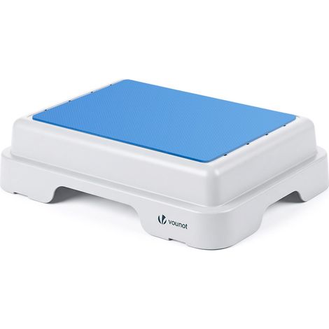 VOUNOT Anti-Slip Half Step, 43x33x11 cm, 180kg, Indoor & Outdoor, Blue