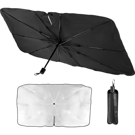 Faltbarer Sonnenschutz Auto 135x73cm UV-Schutz Hitzeschutz für Windschutzscheibe (1/5)