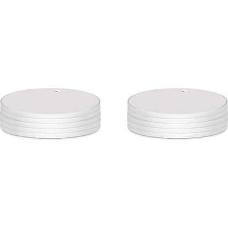 Ornements en céramique pour sublimation, disques en céramique vierges pour presse à chaud (10 pièces) (1/5)