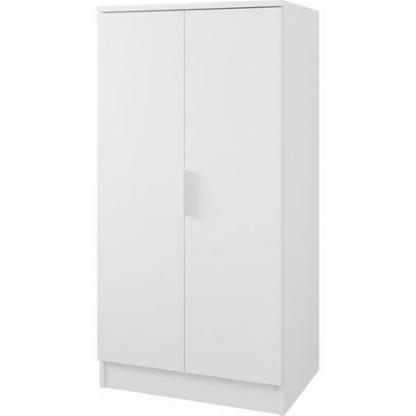 Armadio Multiuso 2 Ante Scarpiera Salvaspazio Con 6 Ripiani Estraibili Mobile Porta Scarpe Ingresso Corridoio Camera Ripostiglio Design Moderno Minimal 108 x 55 x 39.6 Cm Colore Rovere - Colore: Bianc (1/5)