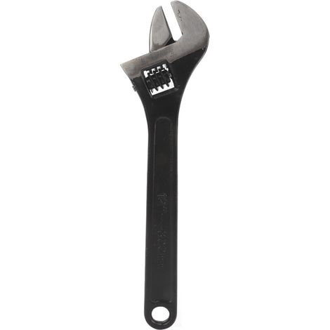 Clé à molette réglable mâchoires de 45 mm en acier, moletage plus large, trou suspension, pour