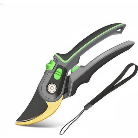 Sécateur Professionnel Capacité de Coupe 35 mm Lame Franche Interchangeable Poignées Aluminium pour Jardinage Arbres Arbustes (1/5)