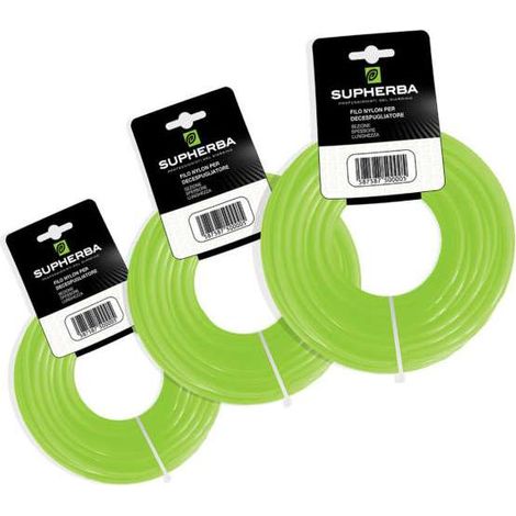 SUPHERBA FILO NYLON TONDO 1,6MMX15M (1/2)