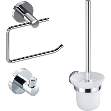FugaFlow Eccelente Sobrado ensemble de toilette 3 pièces chromé (1/4)