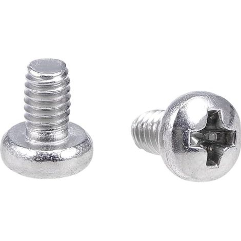 M2.5x4mm Vis métaux cylindrique cruciforme Tête croix Vis fixation boulon 30Pcs (1/5)
