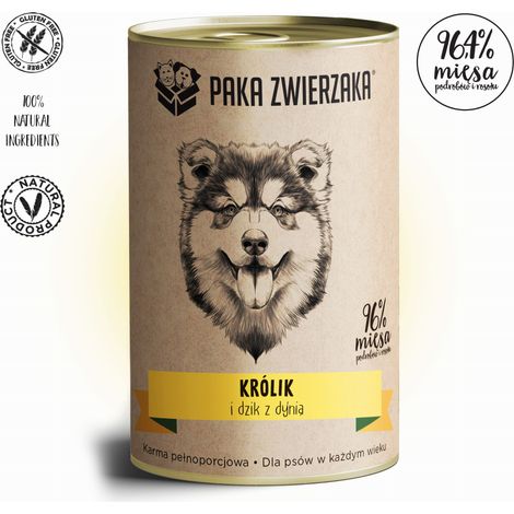 Coffret Animal Pack Lapin et Sanglier à la Citrouille 400g