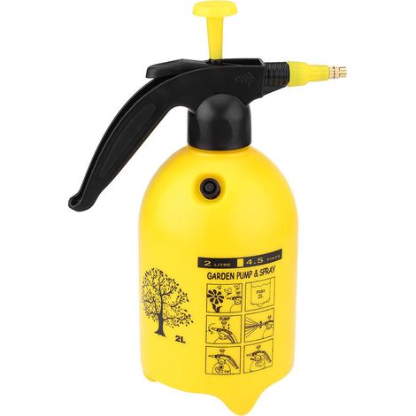 2-Liter-Handsprüher zum Bewässern von Zimmer- und Gartenpflanzen, leicht und praktisch.