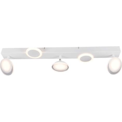 BRILLIANT lampe, Meriza LED spot bar 3 flammes blanc, 3x LED intégré, 7,3W LED intégré, (933lm, 3000K), têtes pivotantes (1/3)