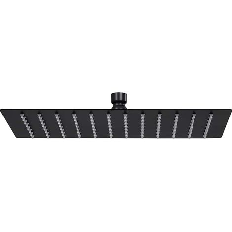 Teenpull – Regenbrause Edelstahl 30x20 cm Rechteckig Schwarz (1/5)