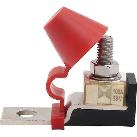 Kit de bloc de fusibles à bornes MRBF de Bay Marine-Supply, fusible de batterie compact pour applications marines, 100 A (1/5)