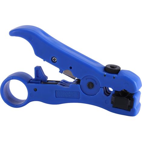 Dénudeur coupe-câble coaxial rotatif pour fil RG59 RG6 RG7 RG11, outil de stripping professionnel (1/5)
