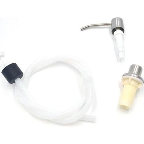 Distributeur Savon Encastrable - 500 ml - Tuyau Silicone 1200 mm - Pour Évier Cuisine - 1 Pièce (1/4)