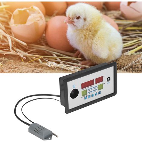 Contrôleur intelligent de température et d'humidité ZFX-W9002 12 V, incubateur intégré pour œufs, incubateur domestique (1/5)
