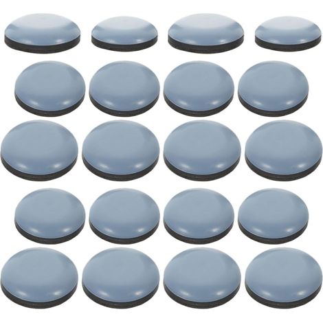 20 patins de meubles circulaires antidérapants en PTFE (1/5)