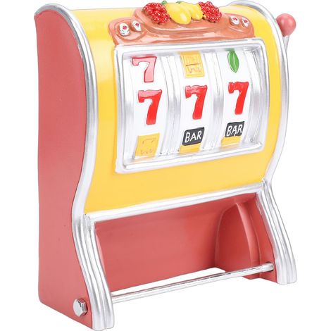 Porte-papier toilette machine à sous, décoration murale e en résine (1/5)