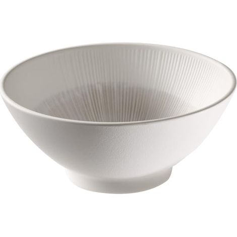 Bol en mélamine blanc/beige Ø 19 cm, hauteur 8 cm, 0,9 l (1/5)