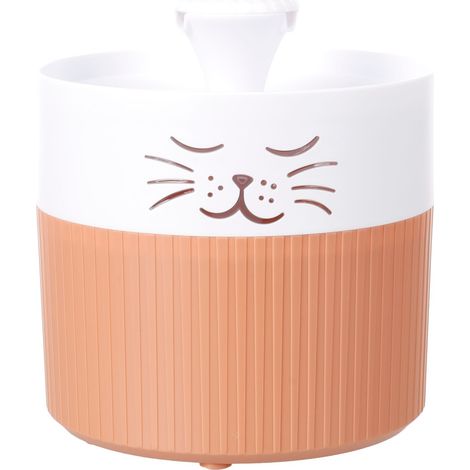Fontaine a Eau Mali 2L pour Chat et Petit Chien terre cuite (1/5)