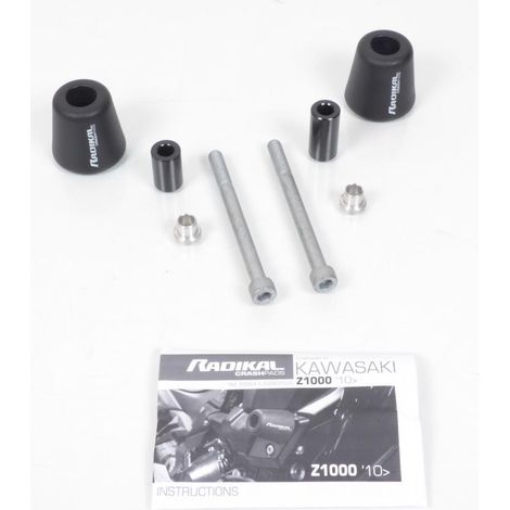 Tampon pare carter protection Radikal pour moto Kawasaki Z1000 (1/2)