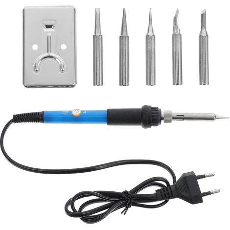 Kit de Soudure Électronique 60w Fer à Souder en Alliage D'aluminium, Chauffage Rapide et Fiable pour Réparation et Bricolage Électronique (1/5)