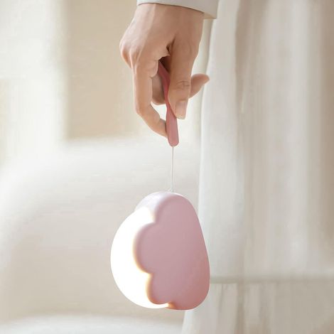 Mini Lampe De Table De Chevet, Nouvelle Veilleuse Mignonne Et Rechargeable, Atmosphère Nuage (1/5)