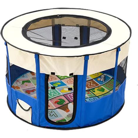 1 tente de mise bas pour chattes, cage de reproduction pour chiennes, abri confortable pour femelles gestantes, accessoire vétérinaire (1/5)