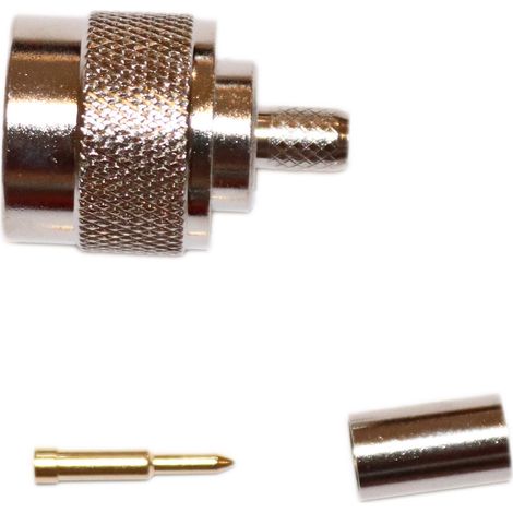 Connettore N su H155 crimpato