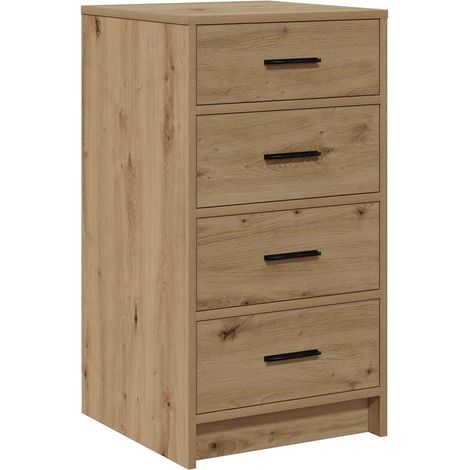 Maison Exclusive - Buffet chêne artisanal 40 x 41 x 75 cm Bois d'ingénierie (1/5)