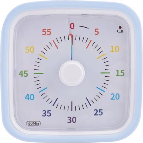 Adatto per timer visivi da 60 minuti, con custodie protettive, timer a disco arcobaleno, strumenti di gestione dei timer con conto alla rovescia silenzioso.