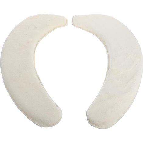 Une paire de coussins siège toilette moelleux , auto-adhésifs et doux , universels lavables , adapté (1/5)