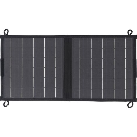 Ortviai Panneau Solaire Portable 10 W, Étanche et Pliable en 2 Parties pour Randonnée, Camping et Pêche – Sortie USB 5 V / 2 A (1/5)