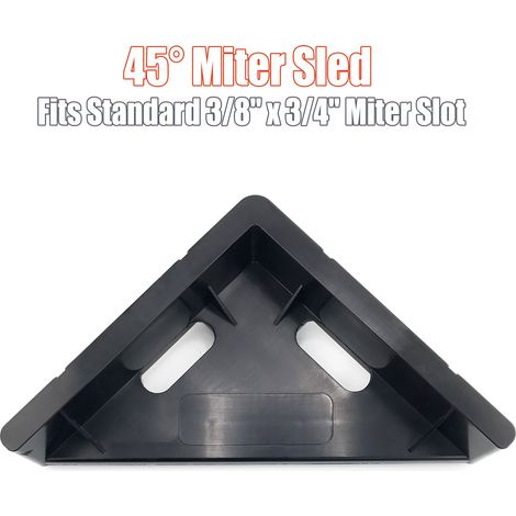 Chariot De Coupe D Angles  Gabarit de Coupe à 45 Degrés,Accessoires Scie Circulaire Pour Correcteur Tuyauterie Ébénistes Travail Bois