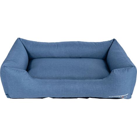 Sofa pour Chien Waterproof - Panier Imperméable, Durable et Tout Confort pour Petits à Grands Chiens - Facile à Laver - Couleur Bleu XL, 120 x 82 x 27 cm (1/5)