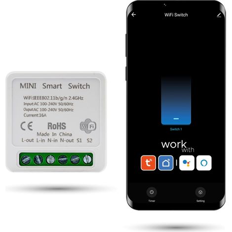 Controller di illuminazione WiFi TUYA per montaggio a incasso (1/5)