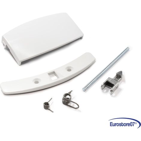 MANIGLIA BIANCA OBLÒ SUPPORTO LAVATRICE REX ELECTROLUX 4055087003 50287899004 (1/4)