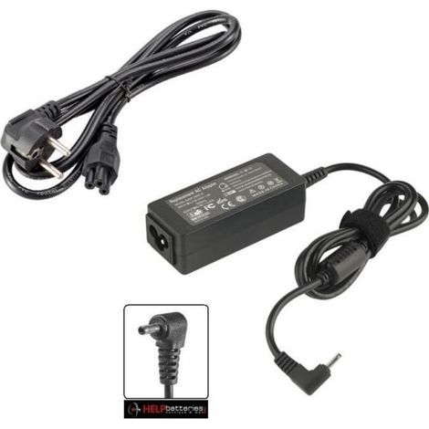 Laptop-Ladegerät für Acer Aspire Switch 3 SW312, 19 V, 2,37 A – 45 W – 3,0 x 1,1 mm Stecker – 110–240 V Wechselstromnetzteil