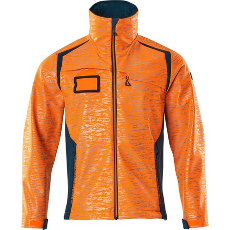 Mascot Softshelljacke mit Reflexeffekte 19202 Gr. 2XL hi-vis orange/dunkelpetroleum (1/5)