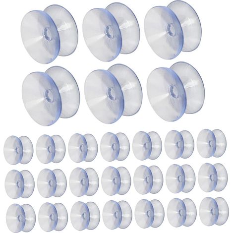 Ventouses en silicone et pastilles caoutchouc transparent Healvian, (1/5)