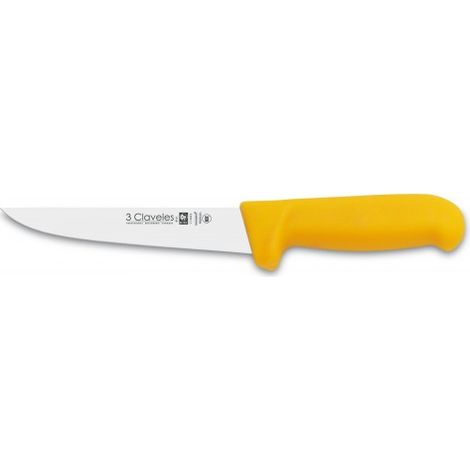 Cuchillo carnicero estrecho 3 Claveles 18 cm